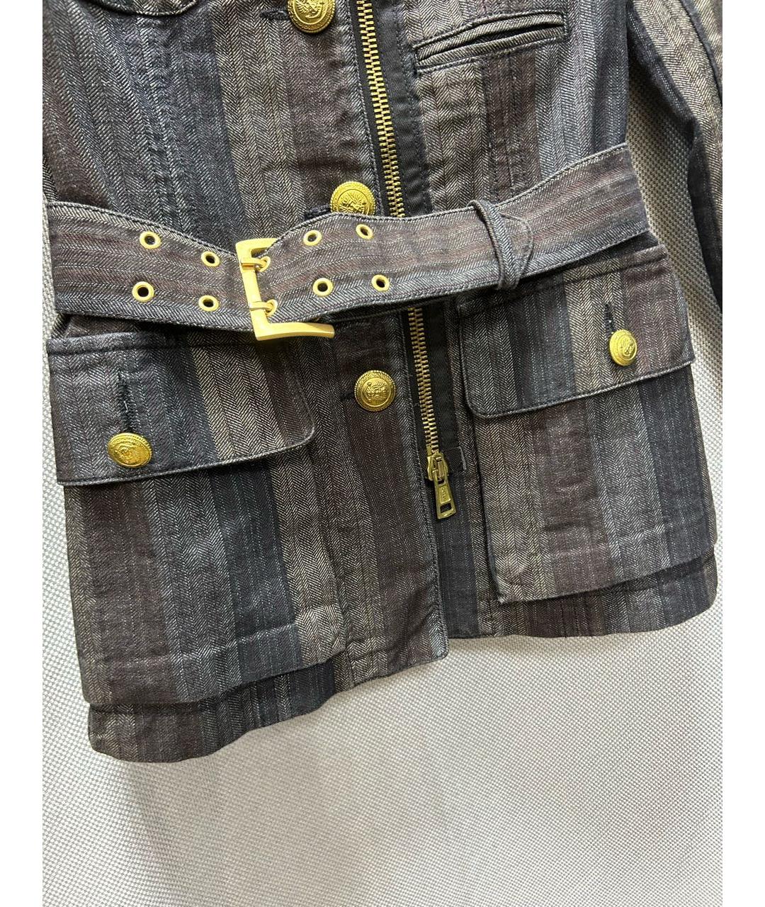 JEAN PAUL GAULTIER Серая деним куртка, фото 4