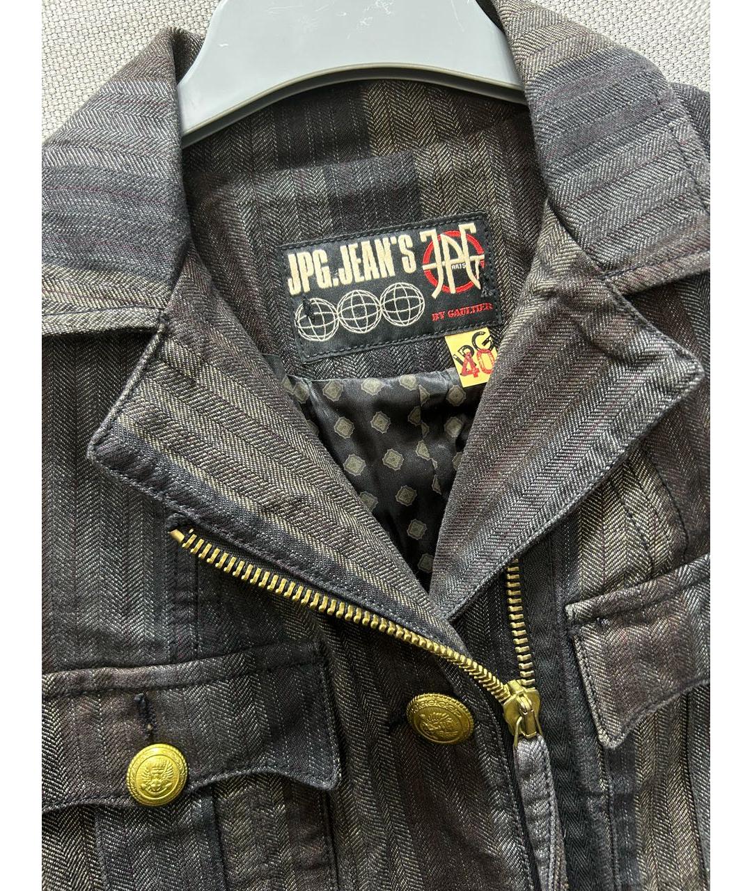JEAN PAUL GAULTIER Серая деним куртка, фото 2