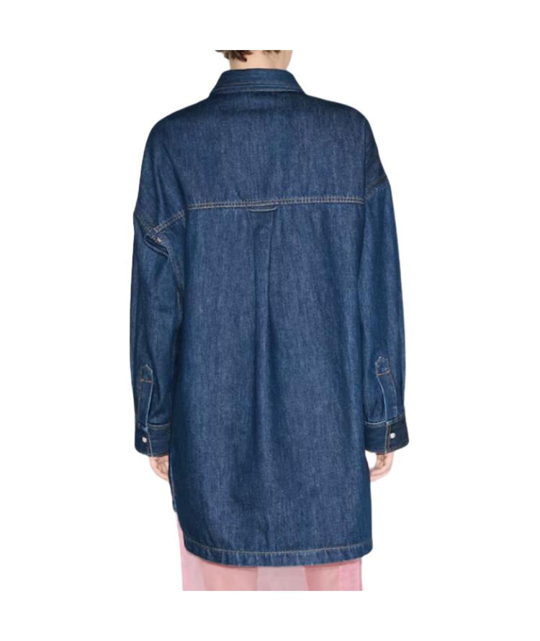 GUCCI Темно-синяя деним рубашка, фото 4