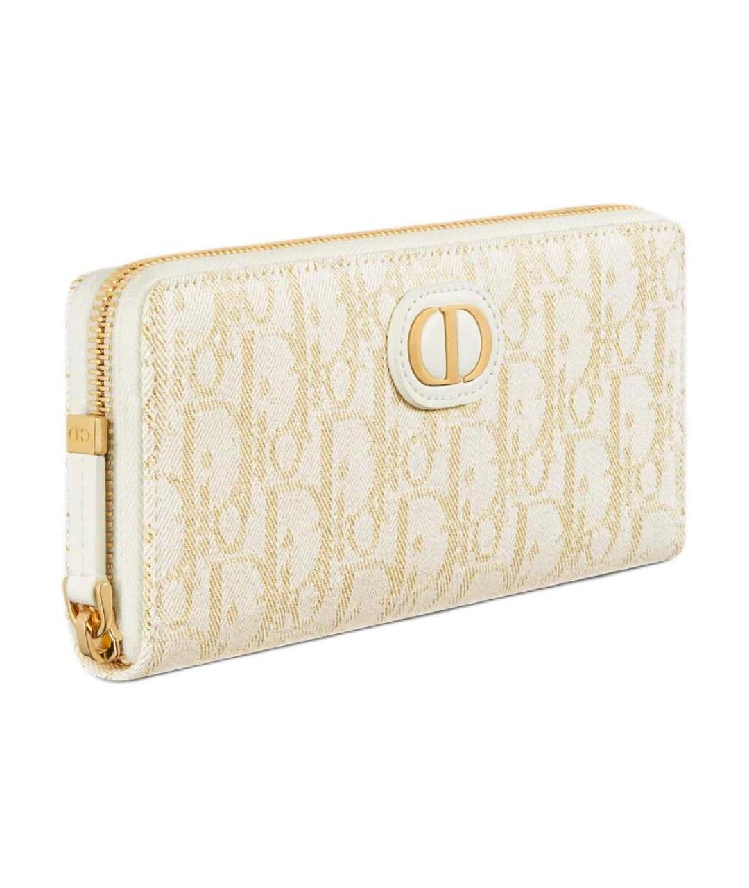 CHRISTIAN DIOR Белый кошелек, фото 2