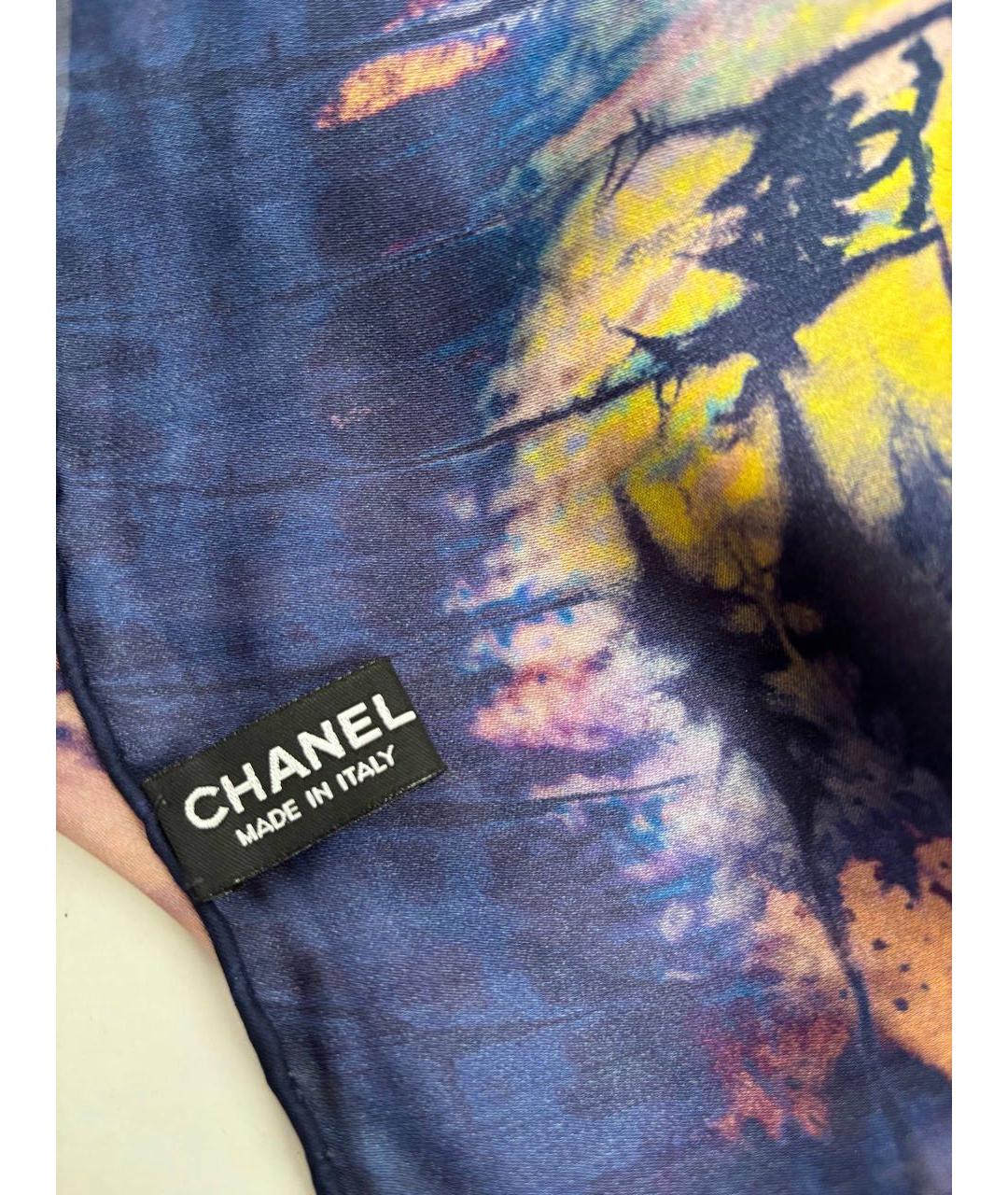 CHANEL Мульти шелковый платок, фото 3
