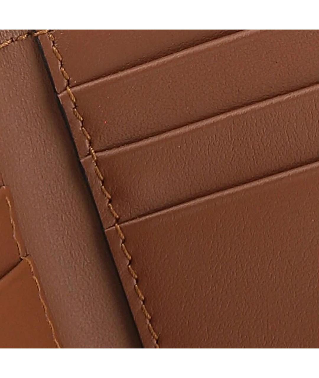 BURBERRY Коричневый полиуретановый кошелек, фото 4