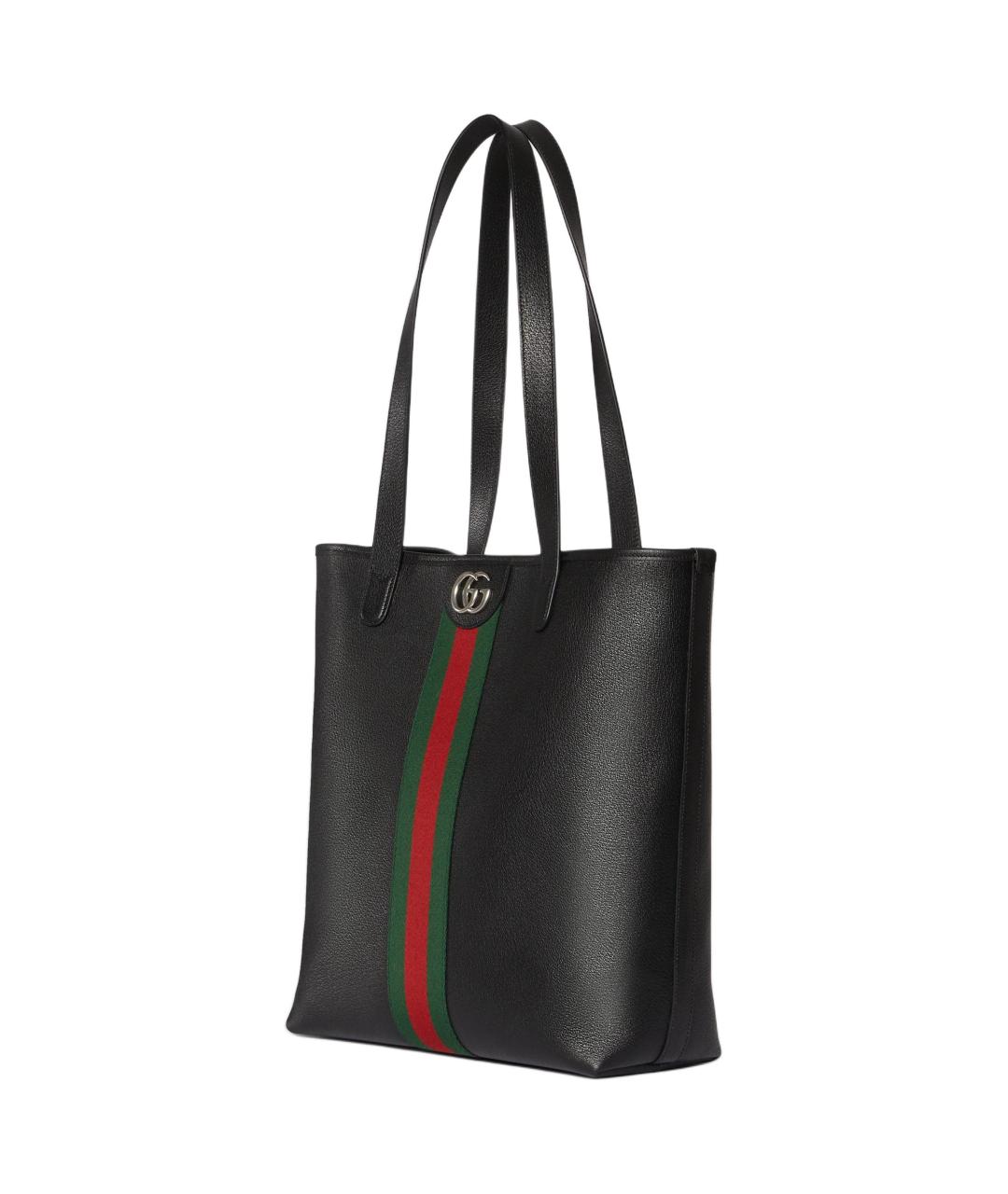 GUCCI Черная кожаная сумка на плечо, фото 2