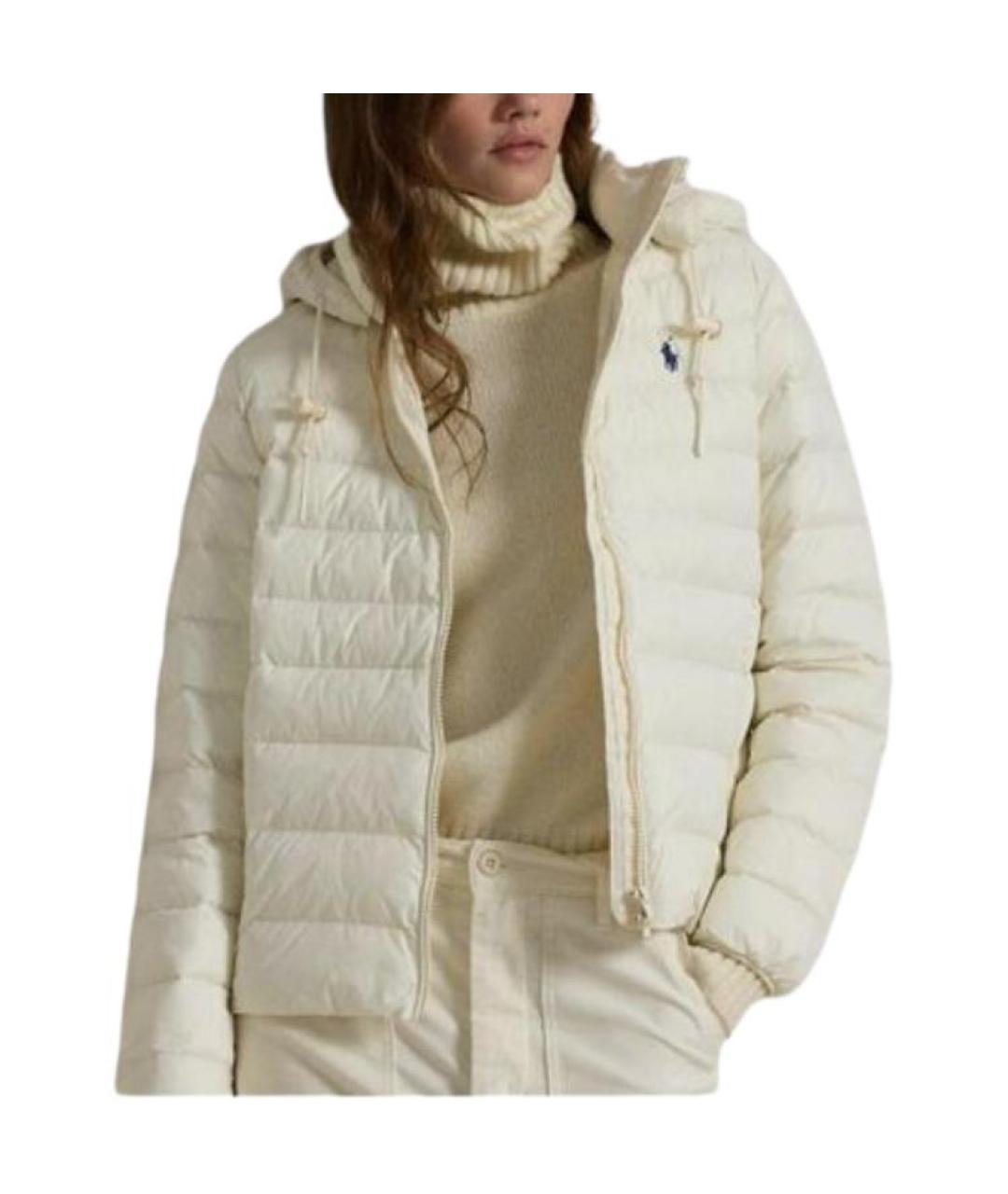 POLO RALPH LAUREN Белый пуховик, фото 3