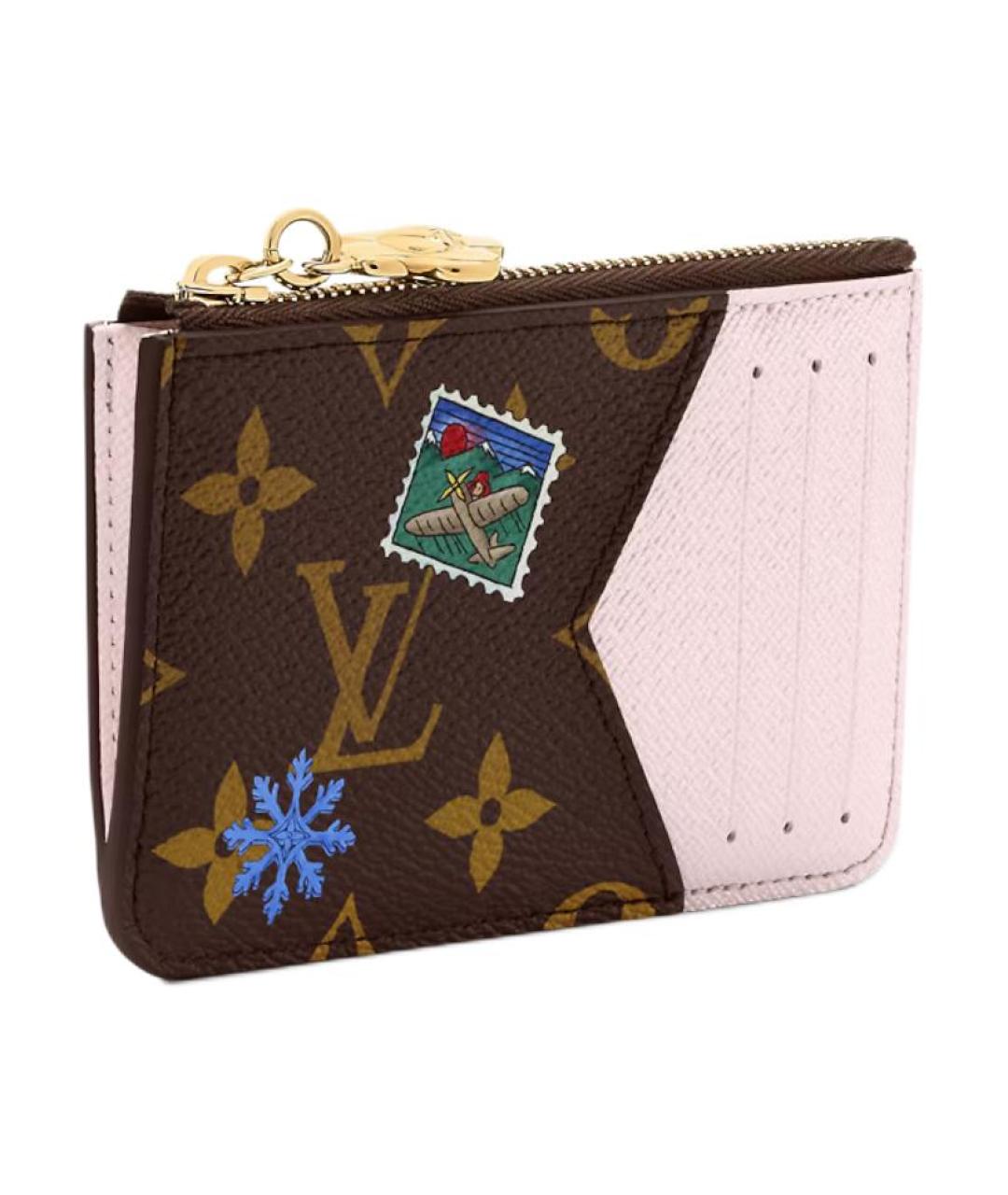 LOUIS VUITTON Коричневый кардхолдер, фото 2