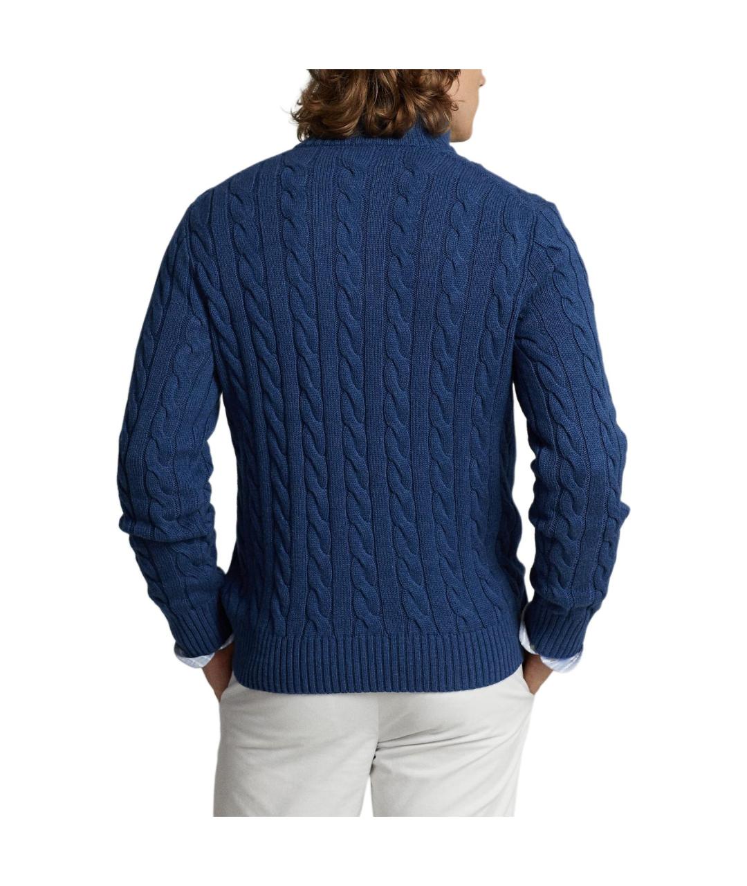 POLO RALPH LAUREN Темно-синий джемпер / свитер, фото 2