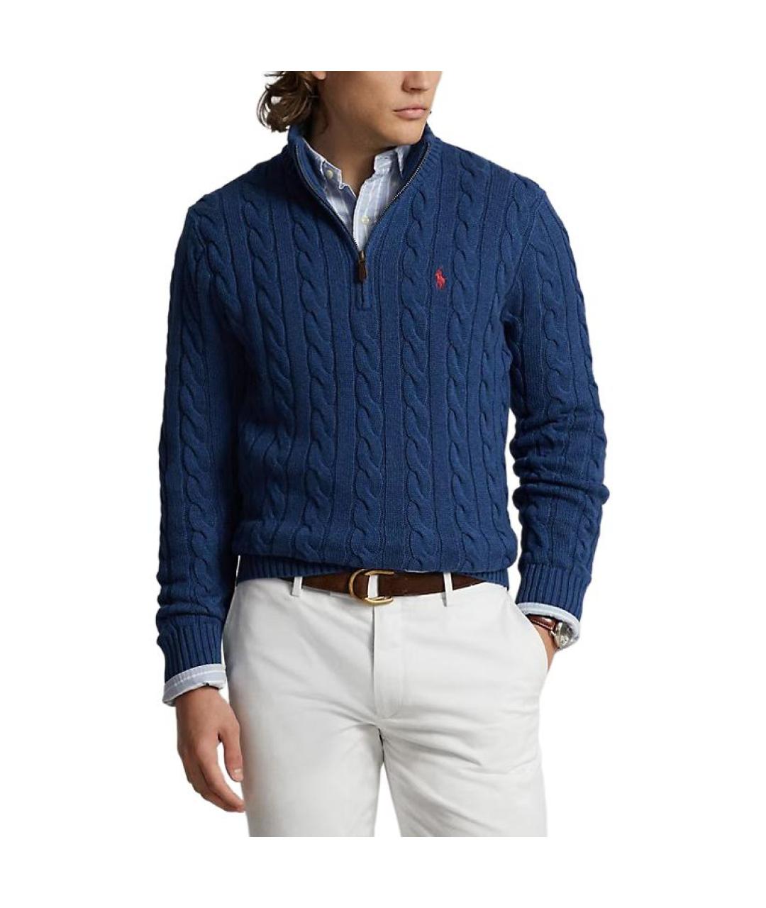 POLO RALPH LAUREN Темно-синий джемпер / свитер, фото 5