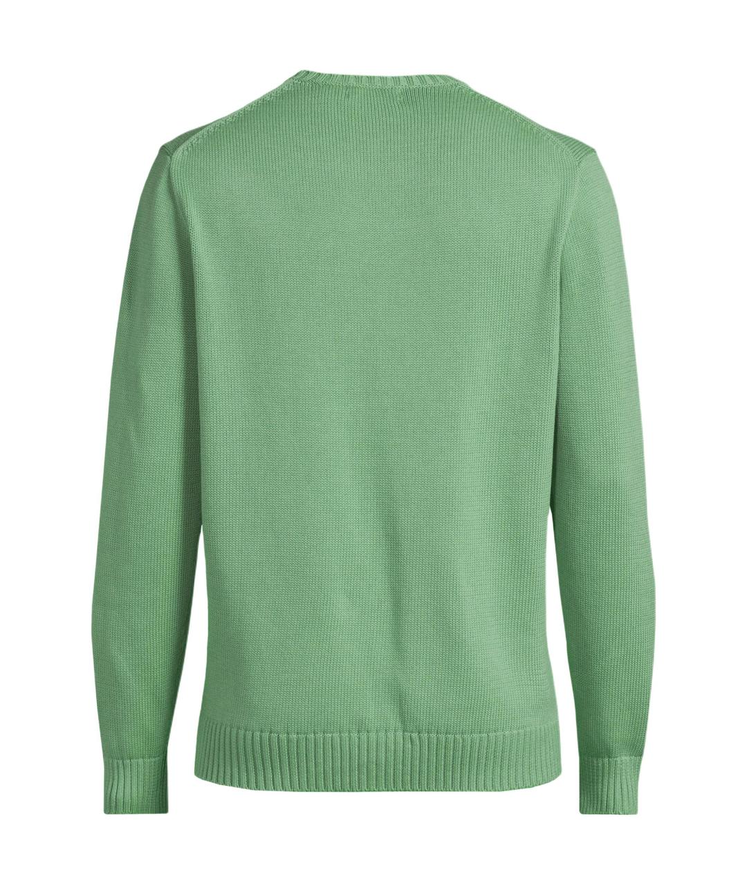 POLO RALPH LAUREN Зеленый джемпер / свитер, фото 2