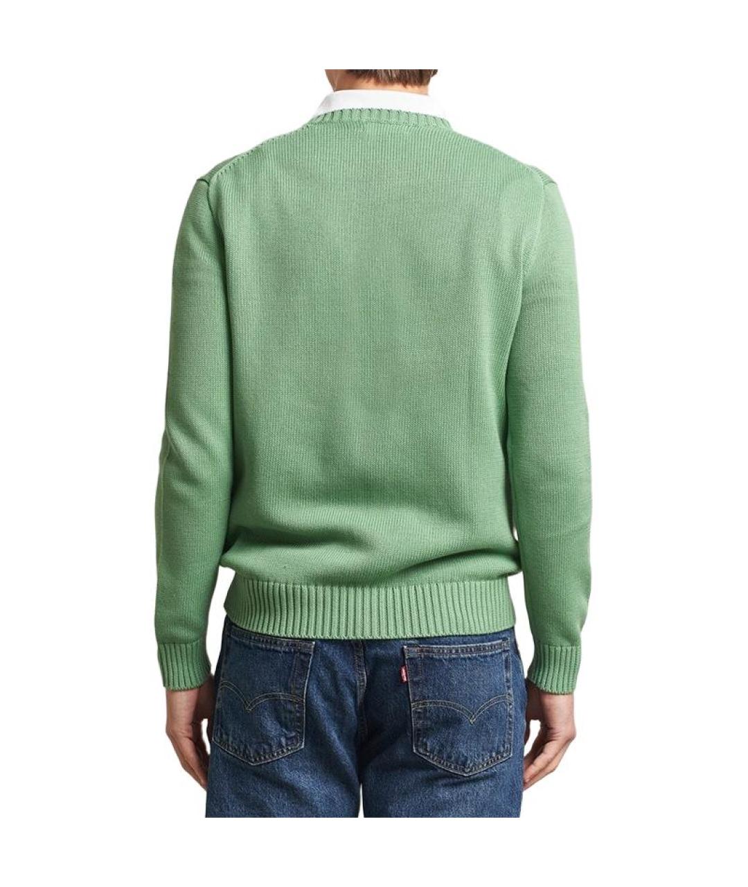 POLO RALPH LAUREN Зеленый джемпер / свитер, фото 5