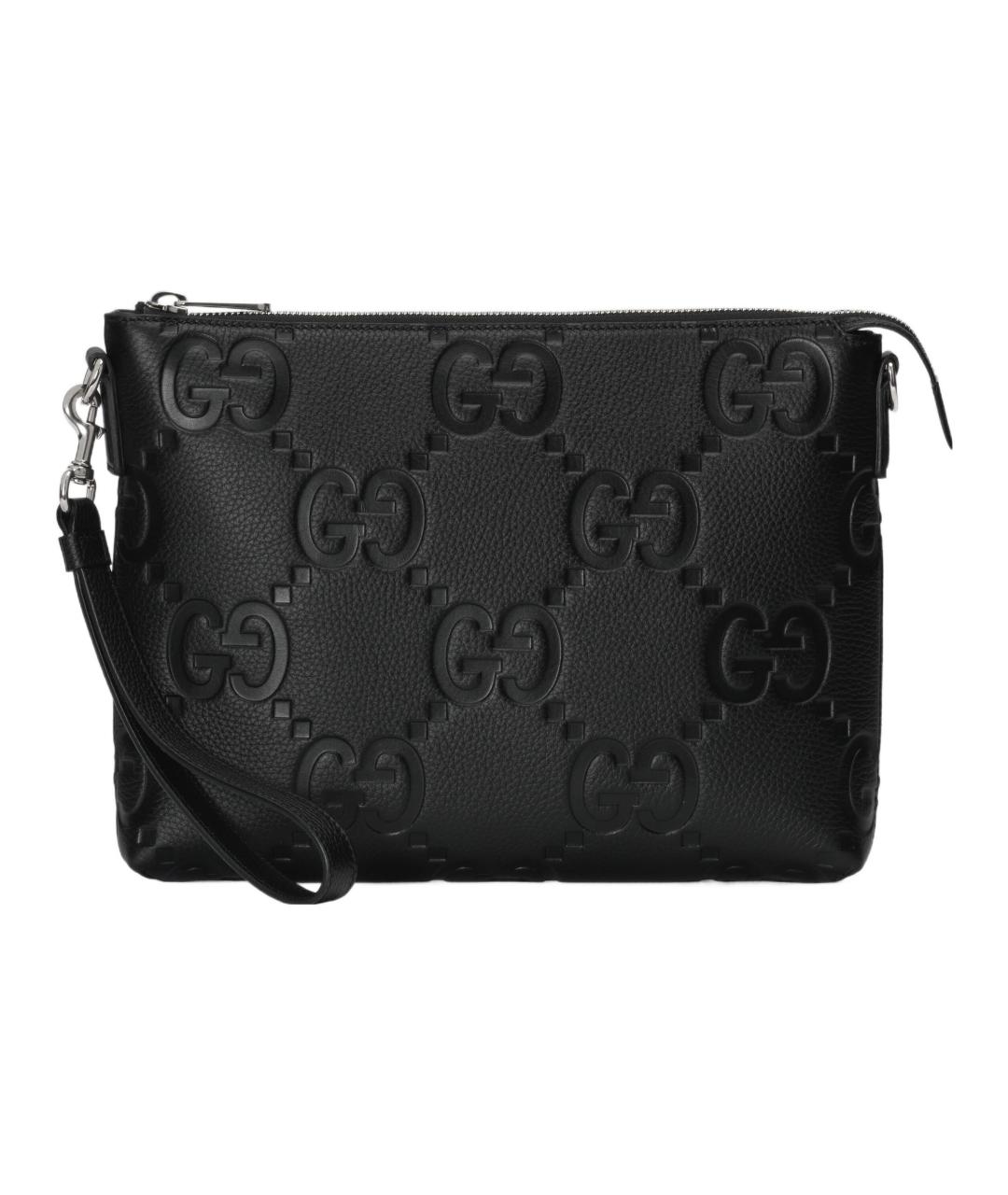 GUCCI Черная кожаная папка для документов, фото 1