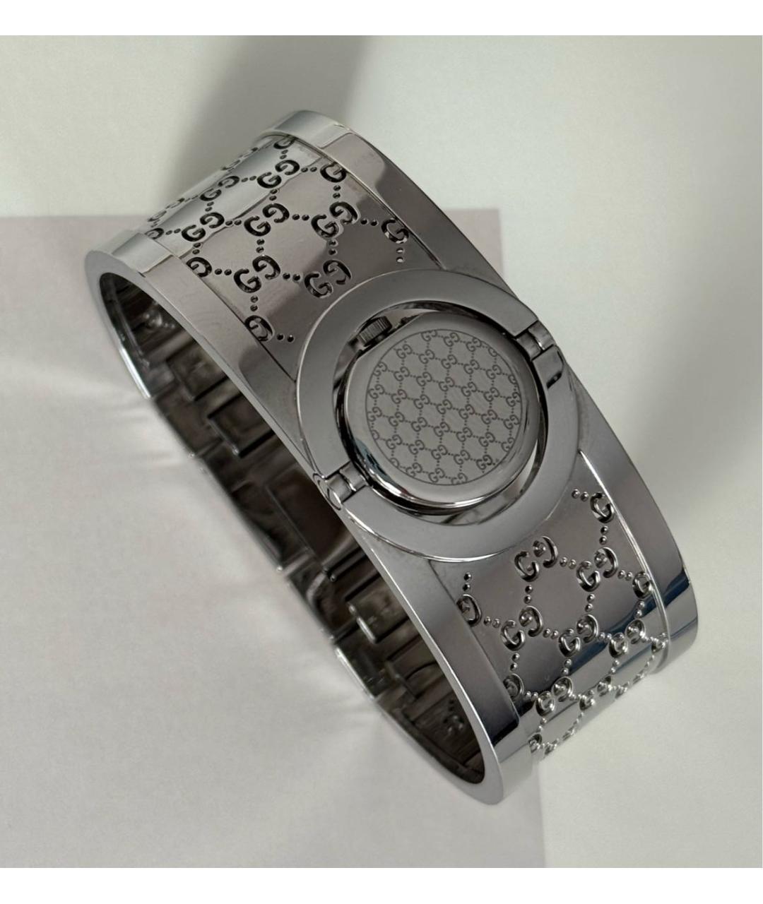 GUCCI Серебряные часы, фото 5
