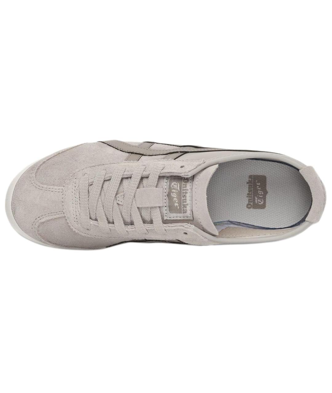 ONITSUKA TIGER Серые кожаные кроссовки, фото 4