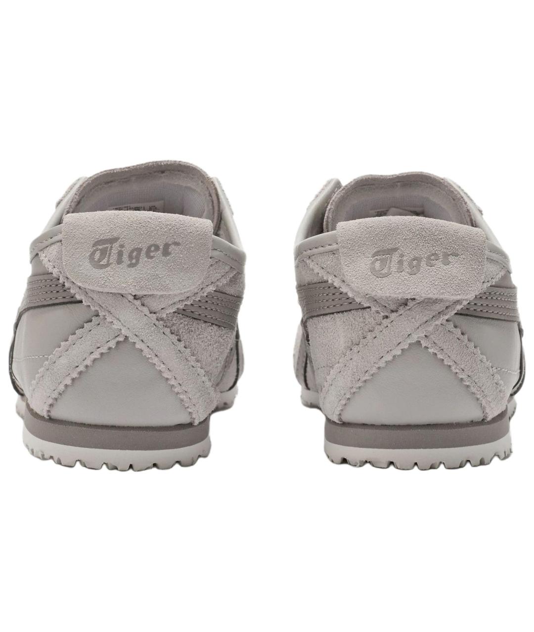 ONITSUKA TIGER Серые кожаные кроссовки, фото 5