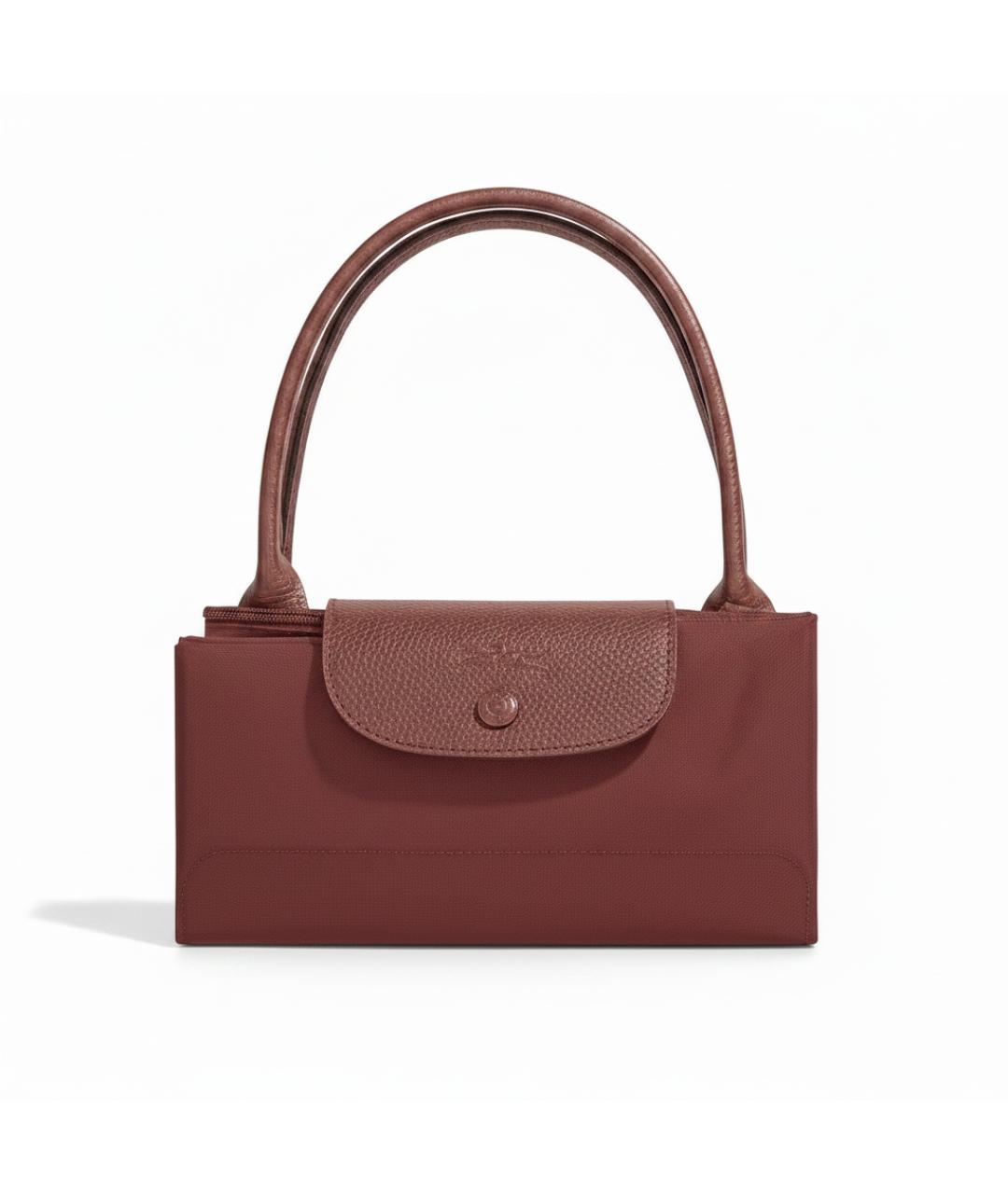 LONGCHAMP Бордовая сумка тоут, фото 4
