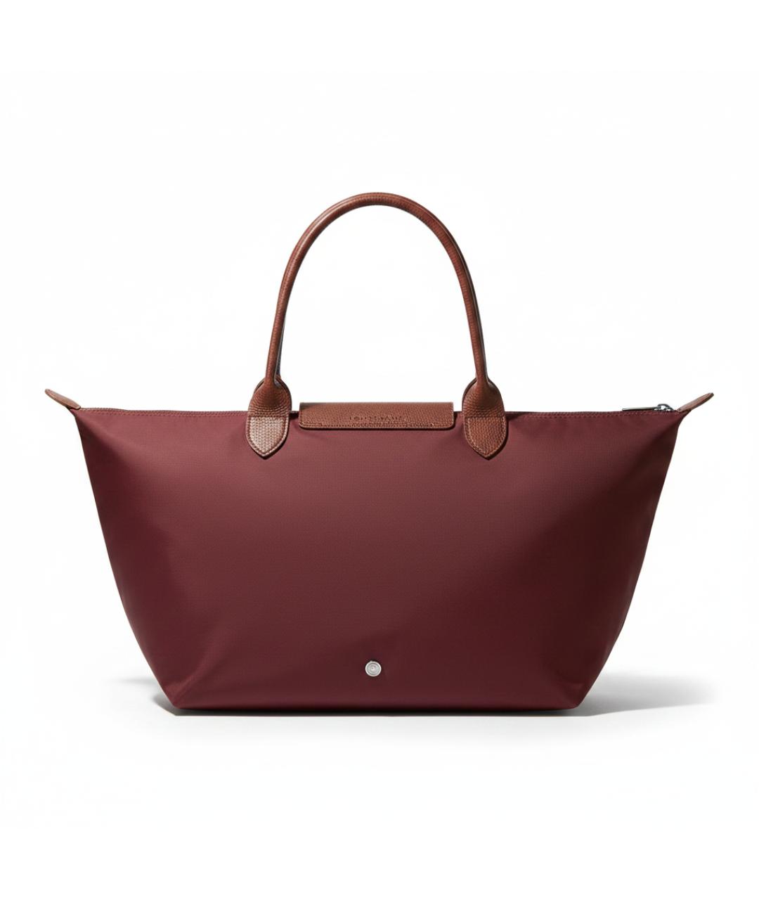 LONGCHAMP Бордовая сумка тоут, фото 5