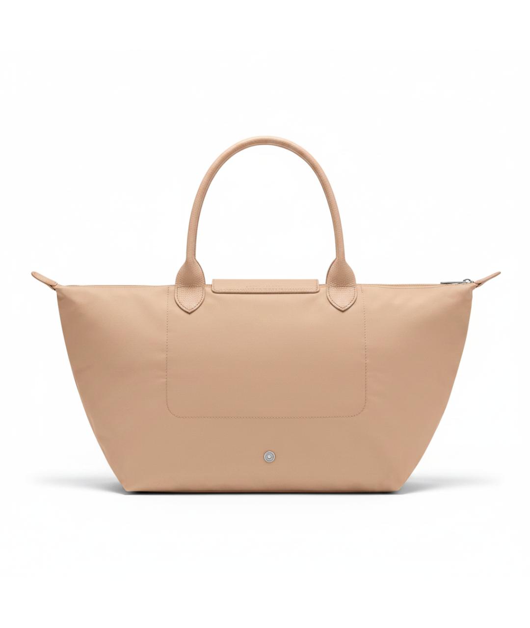 LONGCHAMP Бежевая тканевая сумка через плечо, фото 3