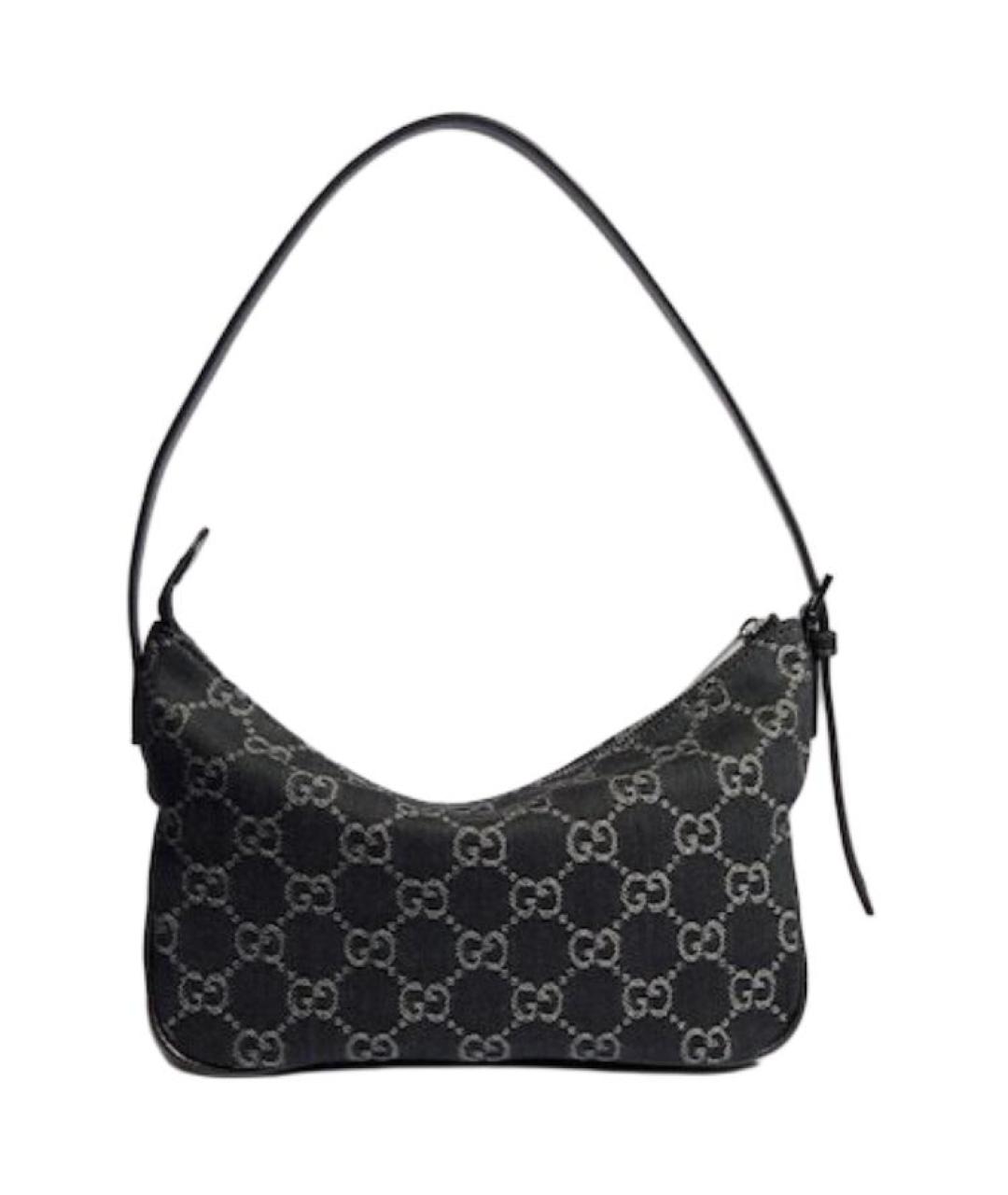GUCCI Черная канва сумка через плечо, фото 3