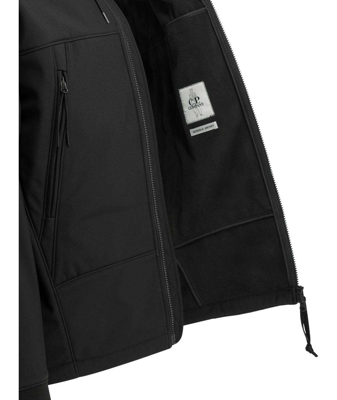 CP COMPANY Черная полиэстеровая куртка, фото 4