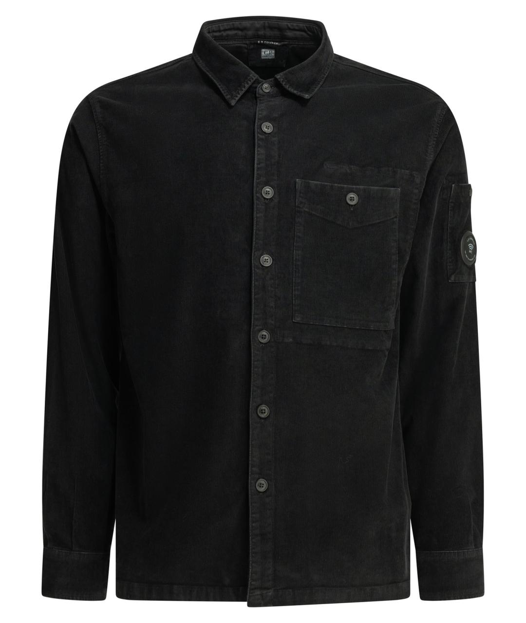 CP COMPANY Черная хлопковая куртка, фото 1