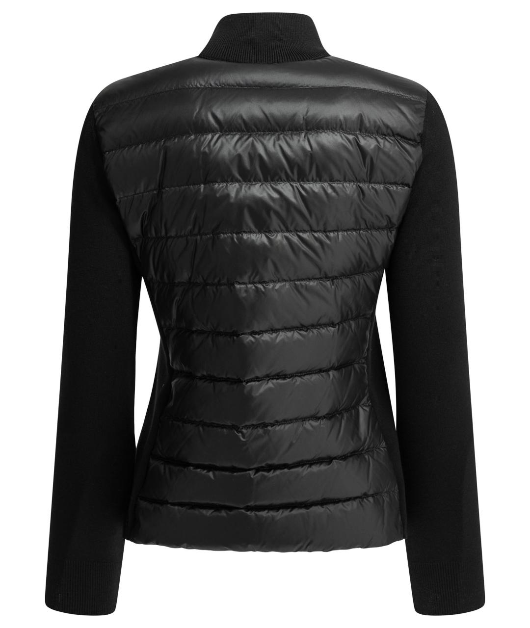 MONCLER Черная шерстяная куртка, фото 2