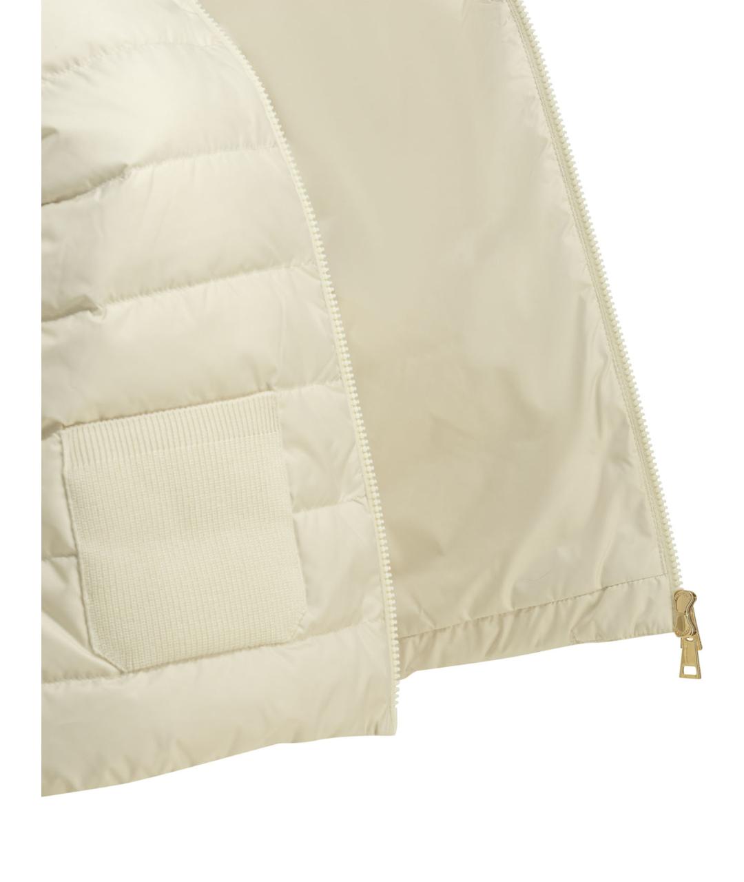 MONCLER Белый шерстяной кардиган, фото 4
