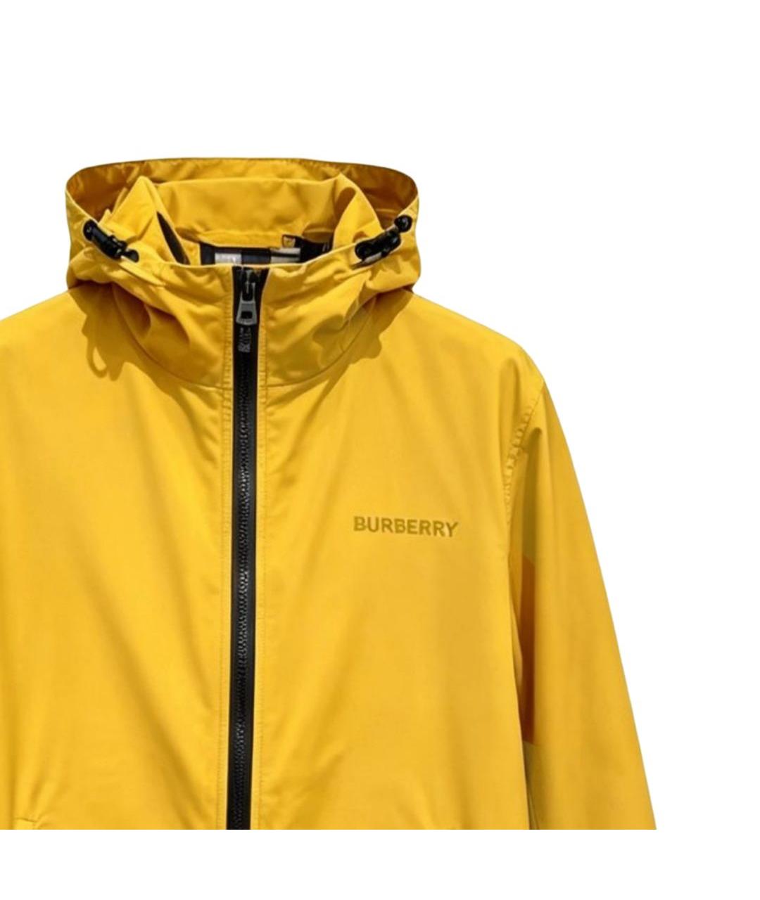 BURBERRY Желтый пуховик, фото 3