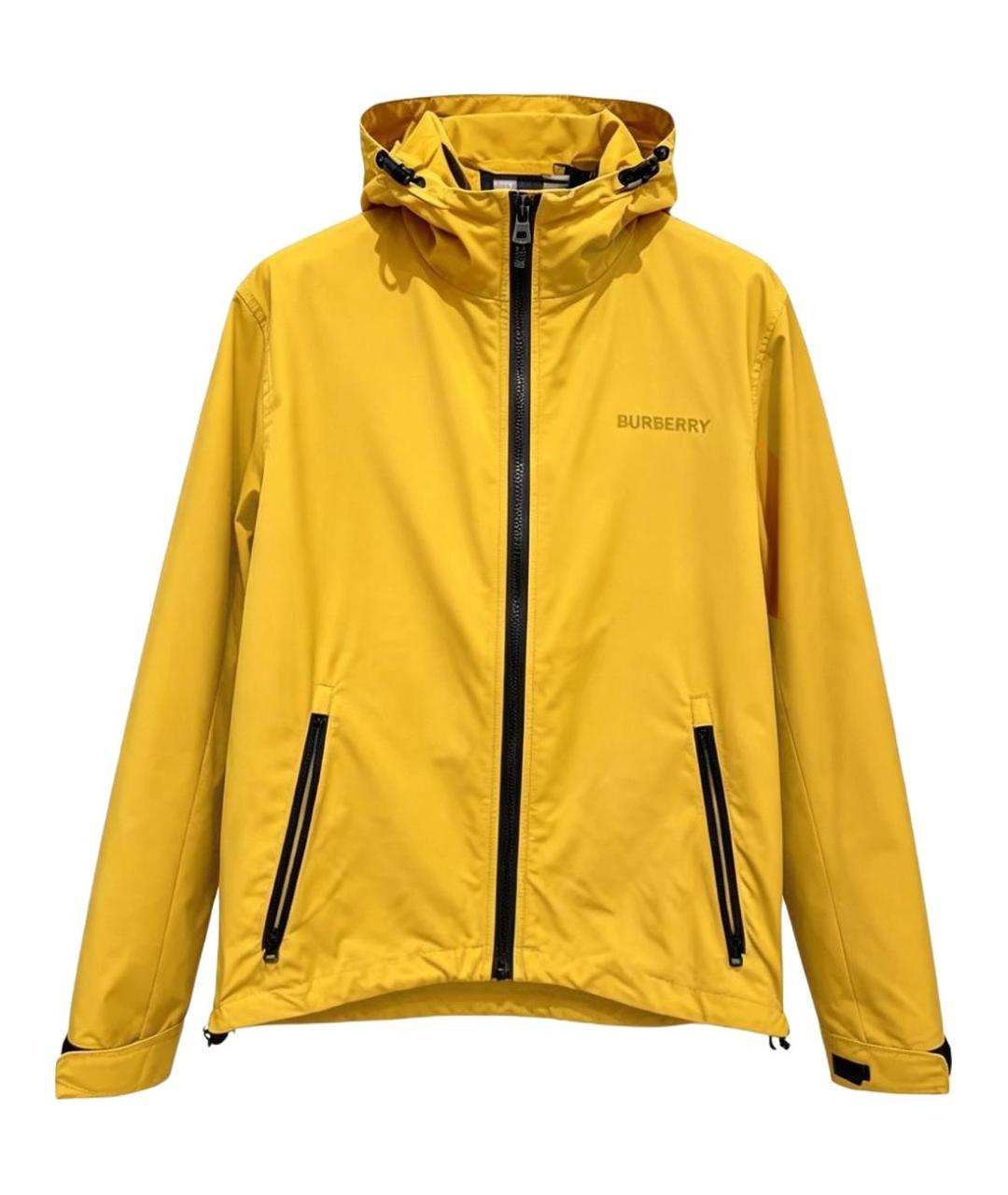 BURBERRY Желтый пуховик, фото 1