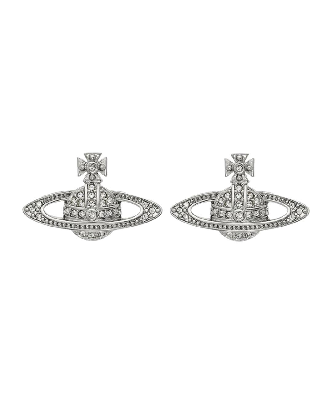 VIVIENNE WESTWOOD Серебряные металлические серьги, фото 1