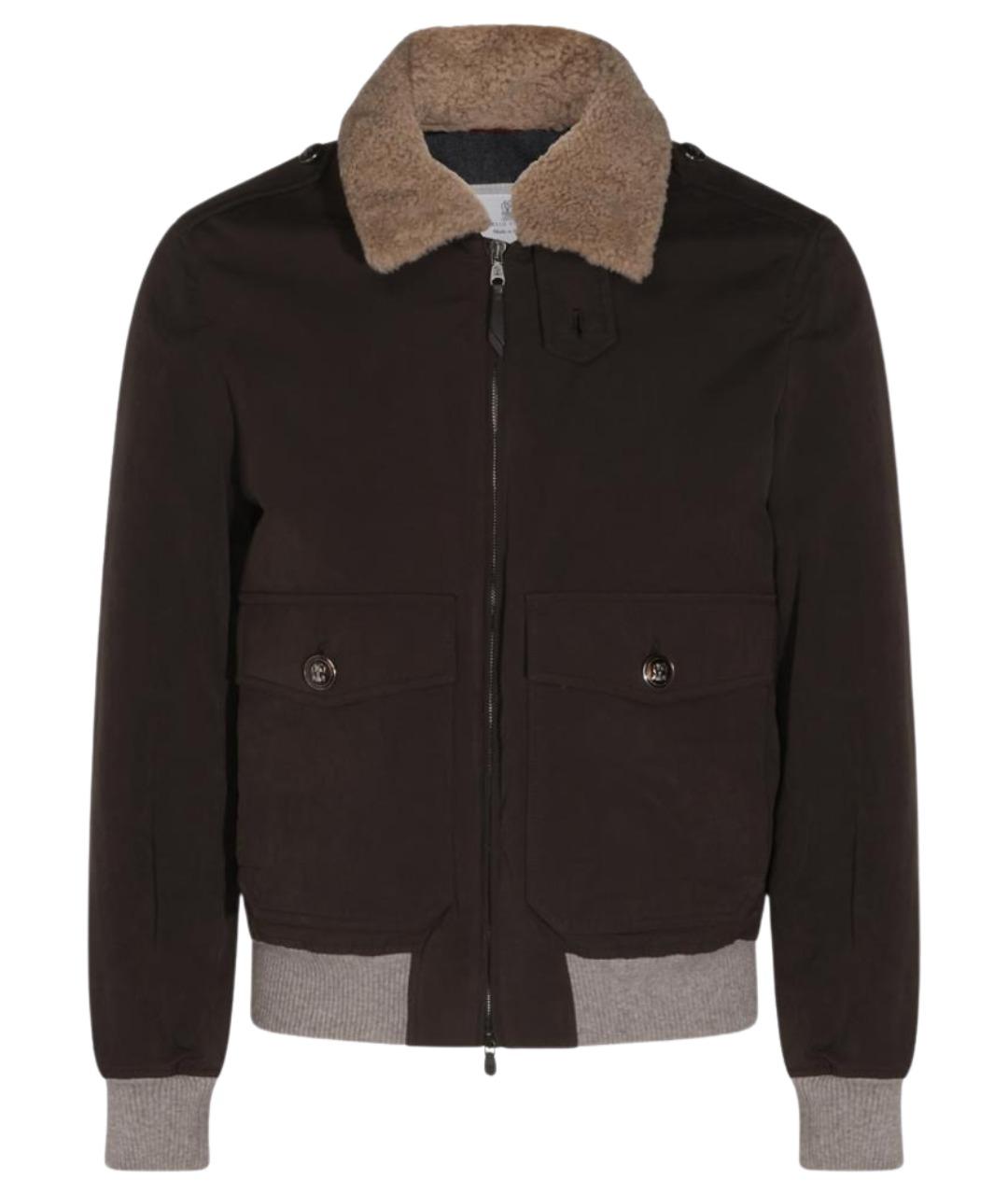 BRUNELLO CUCINELLI Коричневая куртка, фото 1