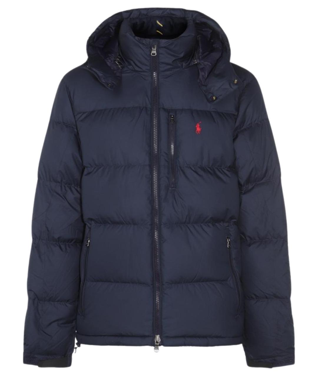 POLO RALPH LAUREN Темно-синий полиэстеровый пуховик, фото 1