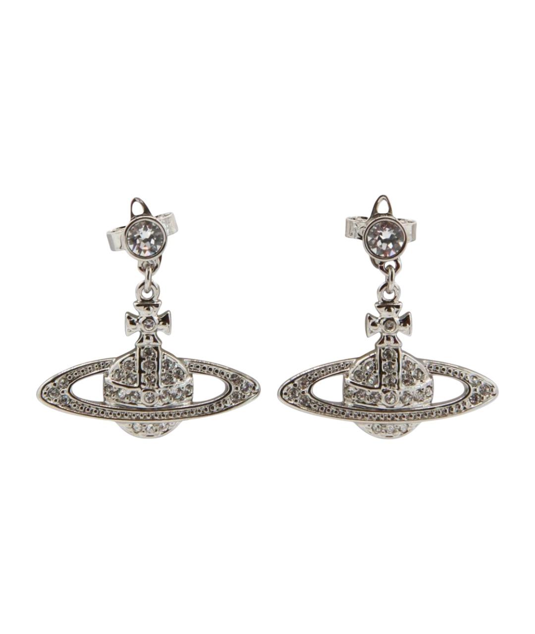 VIVIENNE WESTWOOD Серебряные металлические серьги, фото 1