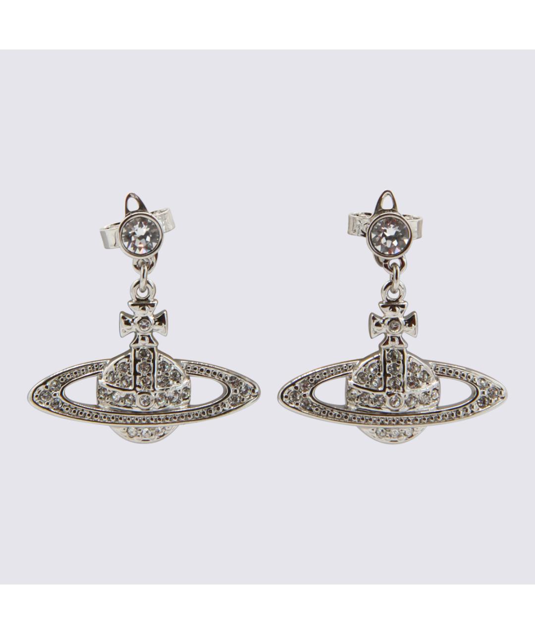 VIVIENNE WESTWOOD Серебряные металлические серьги, фото 3