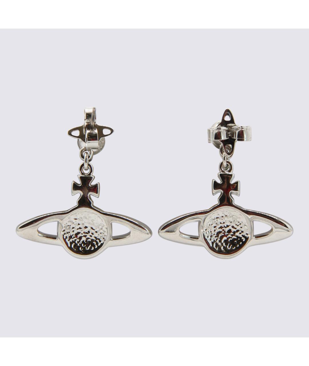 VIVIENNE WESTWOOD Серебряные металлические серьги, фото 2
