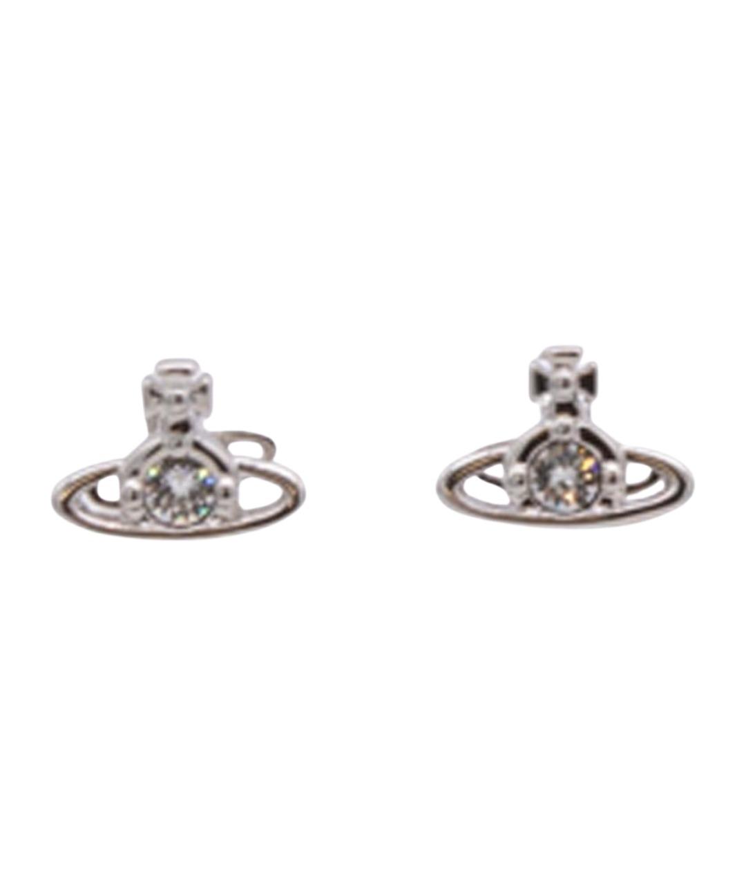 VIVIENNE WESTWOOD Серебряные металлические серьги, фото 1