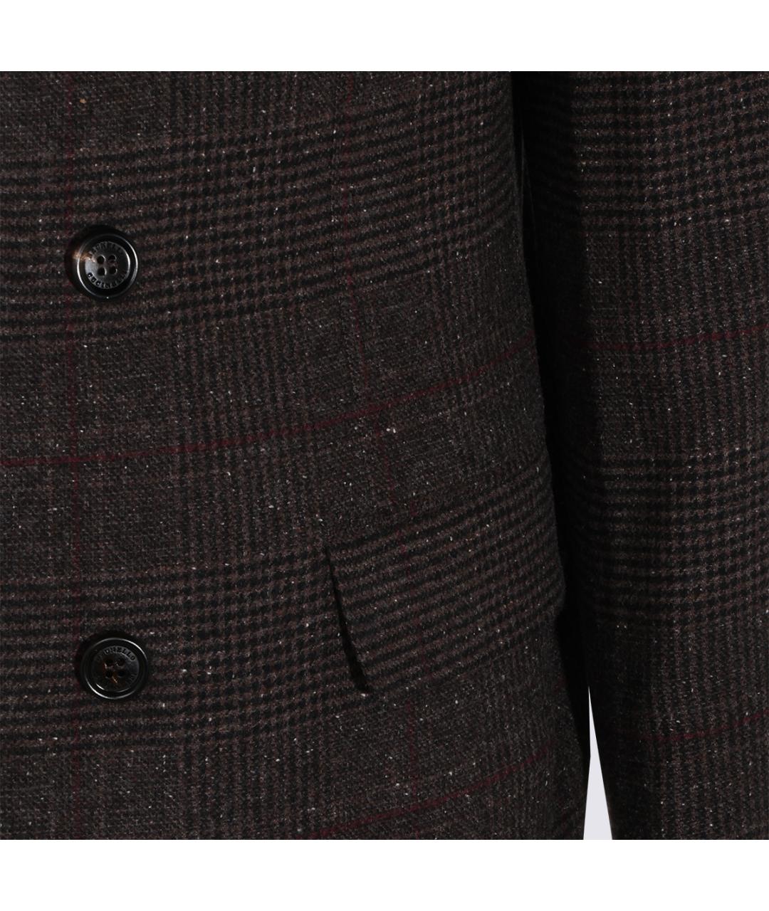 BRUNELLO CUCINELLI Коричневый классический костюм, фото 4