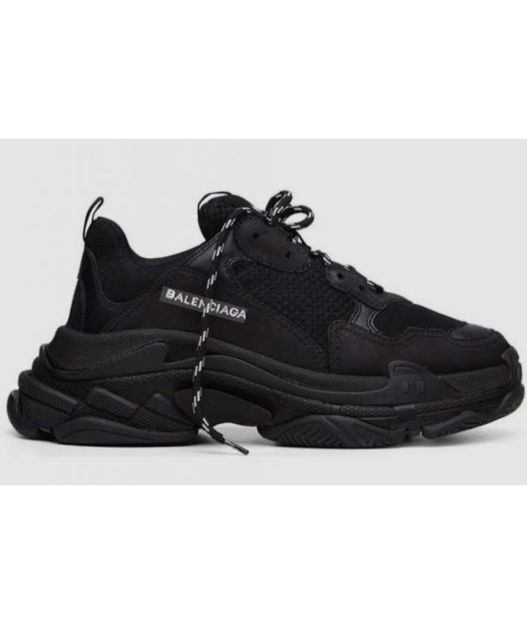 BALENCIAGA Черные кроссовки, фото 5