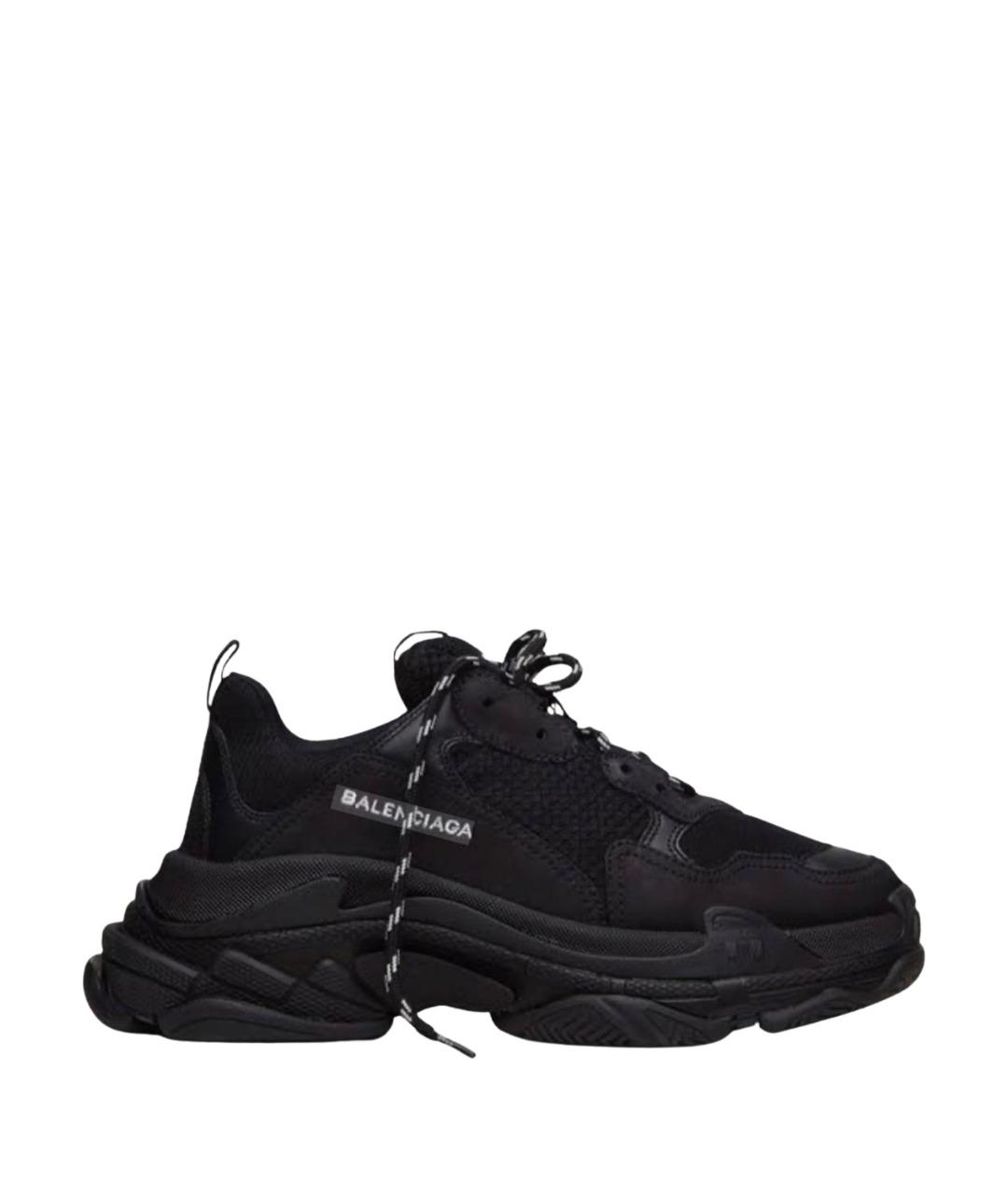 BALENCIAGA Черные кроссовки, фото 1