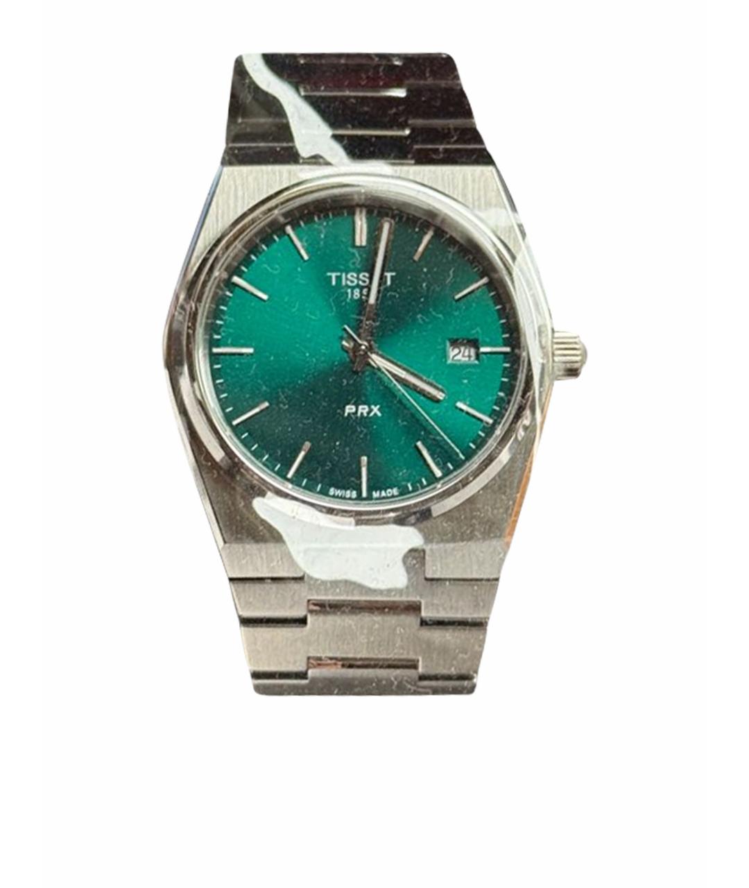 TISSOT Зеленые стальные часы, фото 1