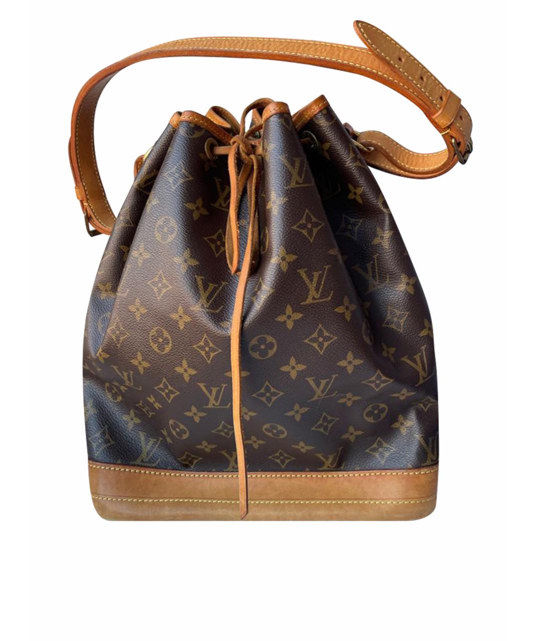 LOUIS VUITTON Коричневая канва сумка через плечо, фото 1