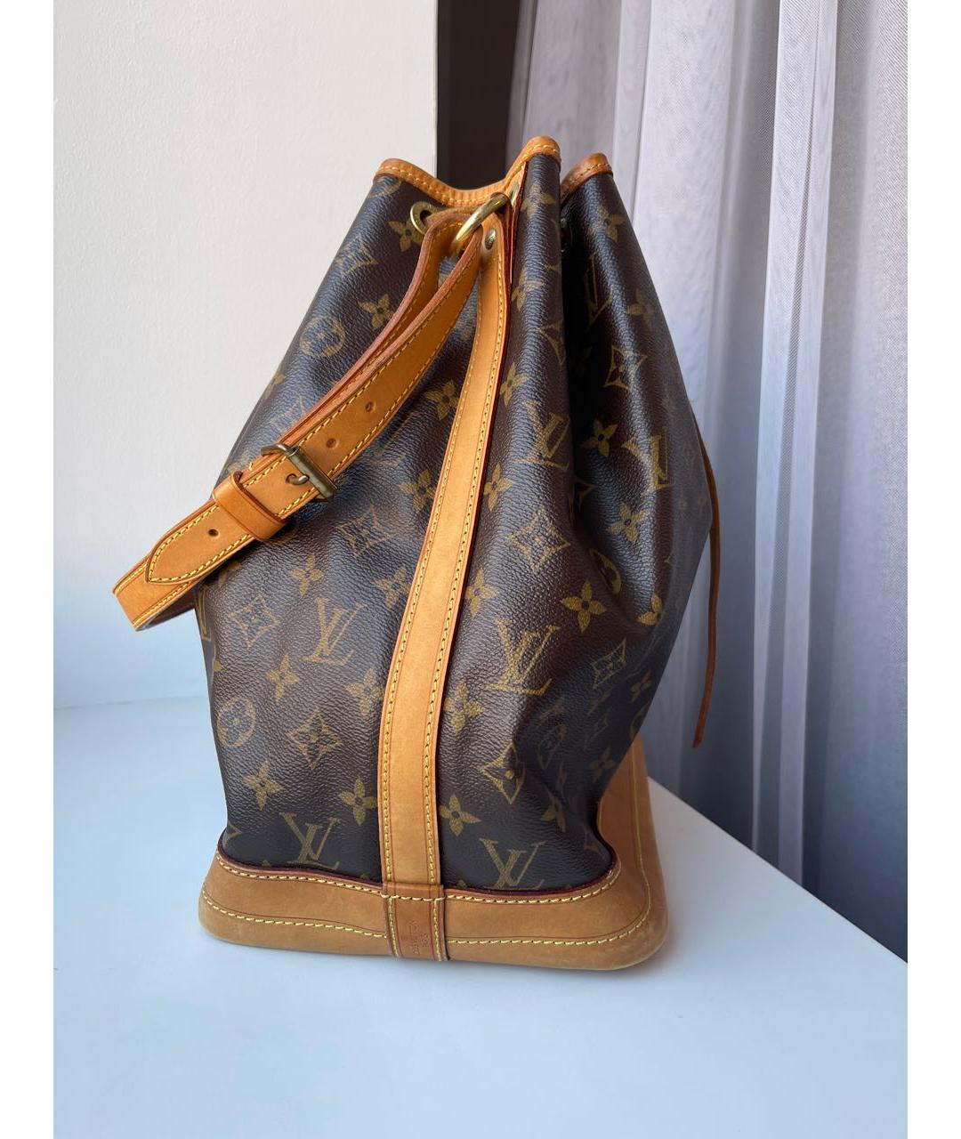 LOUIS VUITTON Коричневая канва сумка через плечо, фото 2