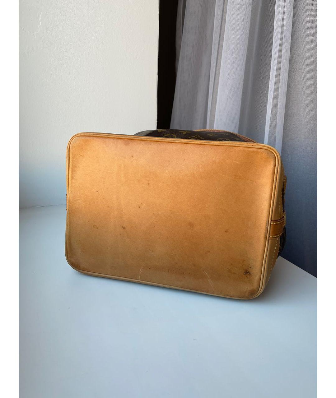 LOUIS VUITTON Коричневая канва сумка через плечо, фото 4