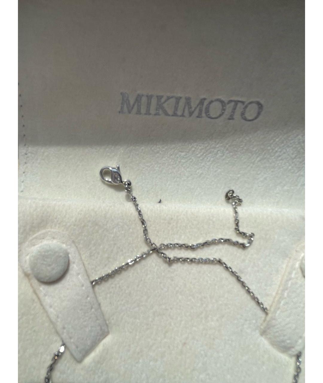 Mikimoto Серебряный кулон из белого золота, фото 6