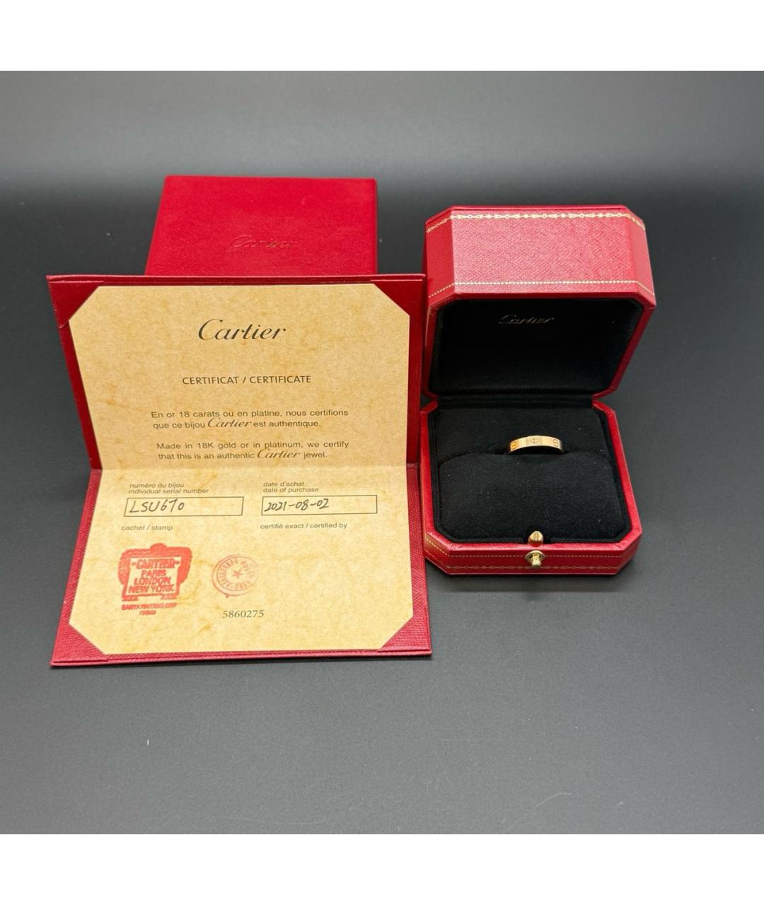 CARTIER Золотое кольцо из розового золота, фото 6