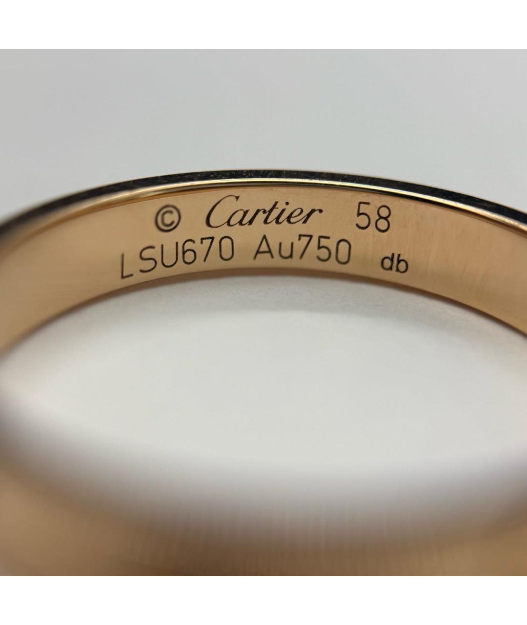 CARTIER Золотое кольцо из розового золота, фото 5