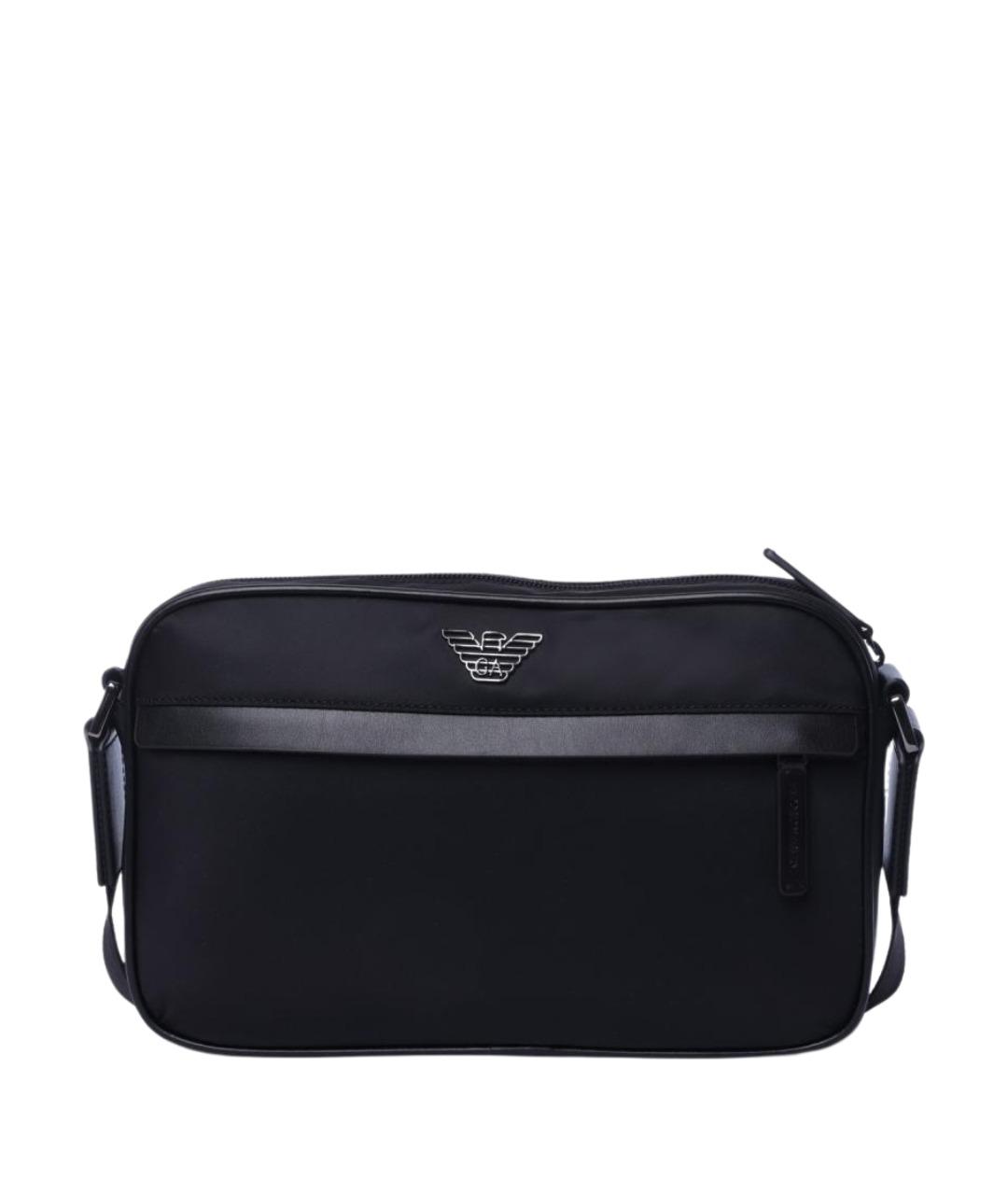 EMPORIO ARMANI Черная сумка на плечо, фото 1