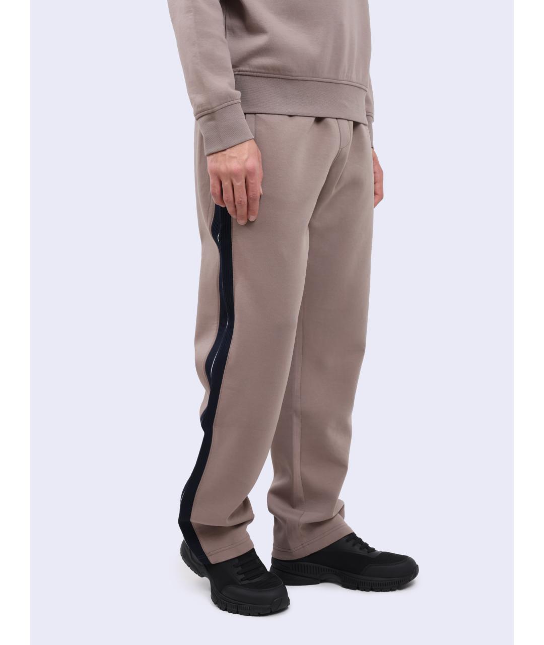ARMANI EXCHANGE Бежевые повседневные брюки, фото 3