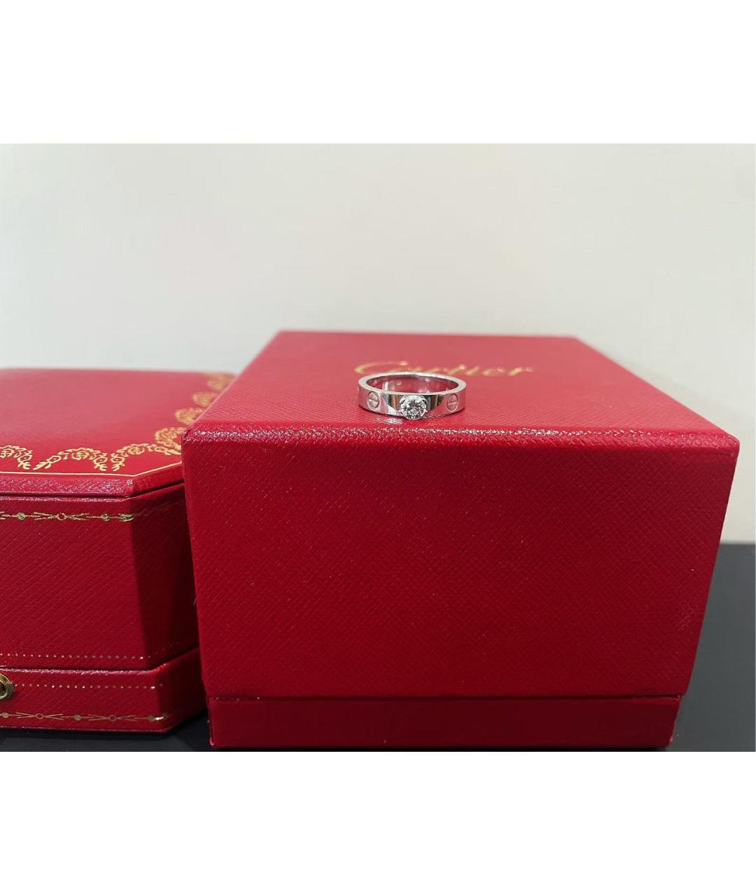 CARTIER Серебряное кольцо из белого золота, фото 3