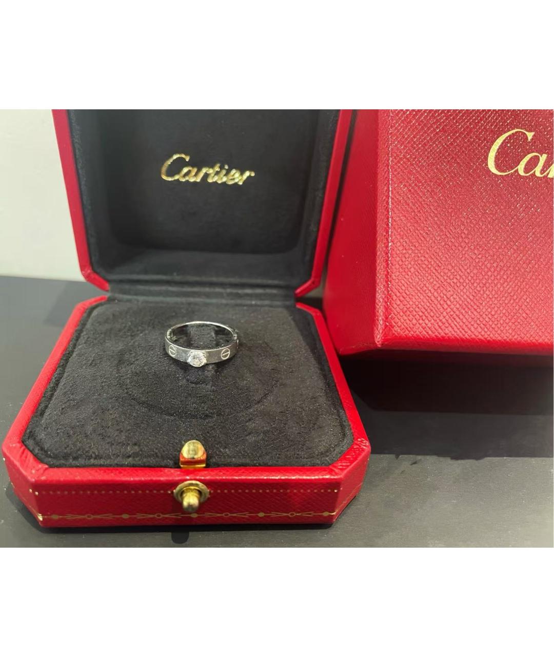 CARTIER Серебряное кольцо из белого золота, фото 2