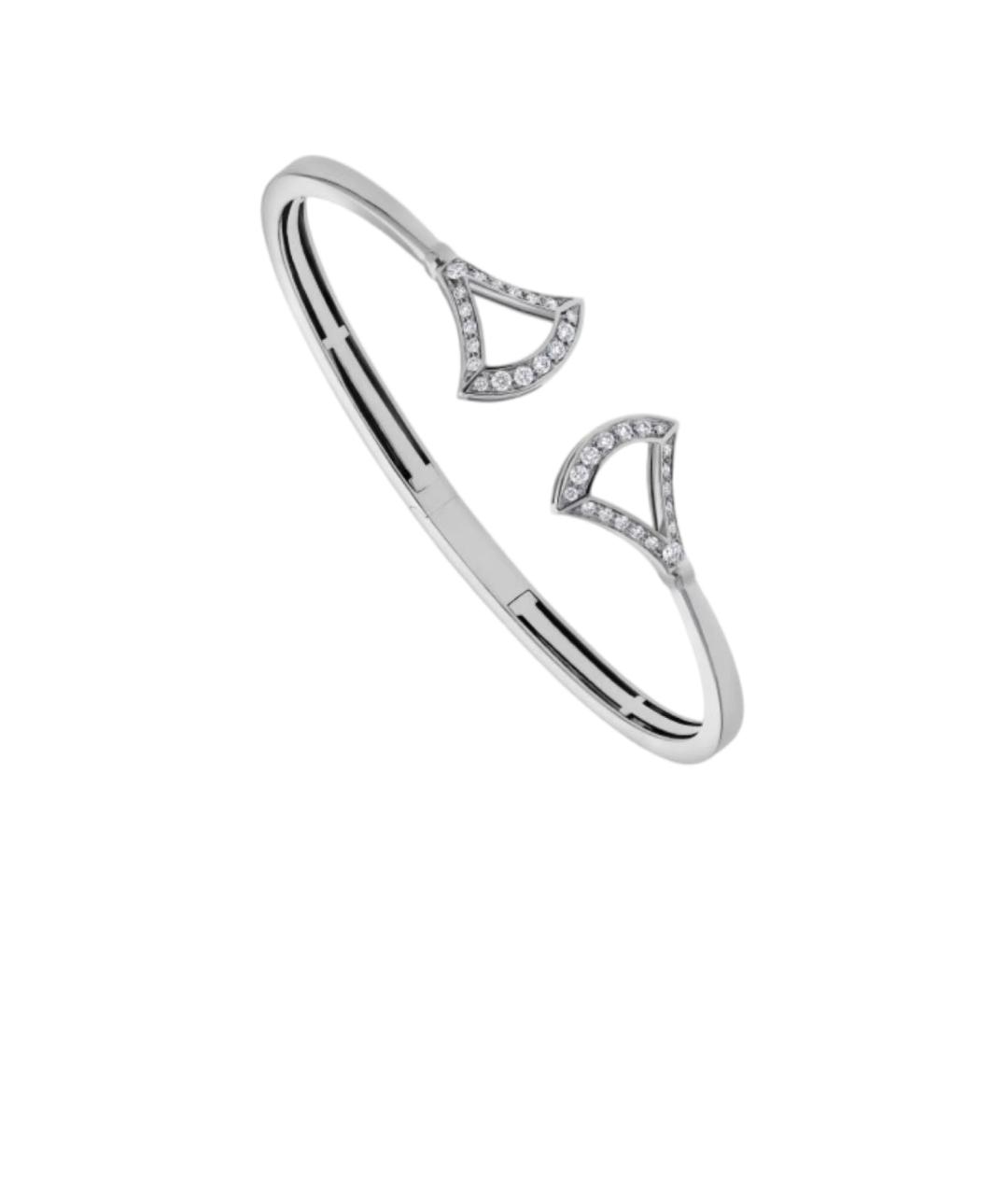 BVLGARI Серебряный браслет из белого золота, фото 5