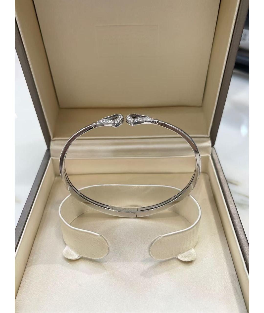 BVLGARI Серебряный браслет из белого золота, фото 4